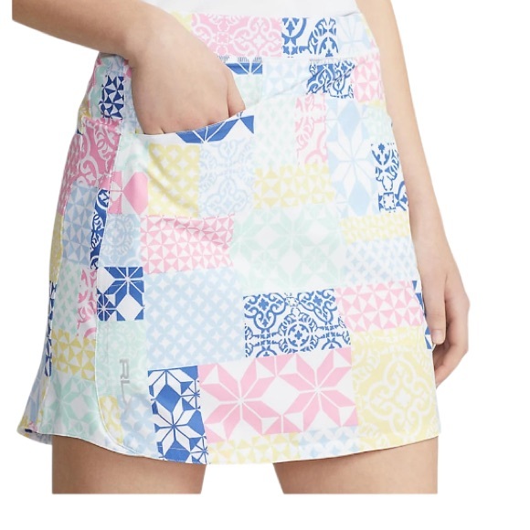 RLX Ralph Lauren Printed Aim Golf Skort Patchwork Women’s Size XXS - Picture 4 of 14